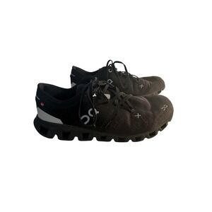 On Running Cloud X Athletic Running Shoes Women's Size W 8.5 Black Casual Travel